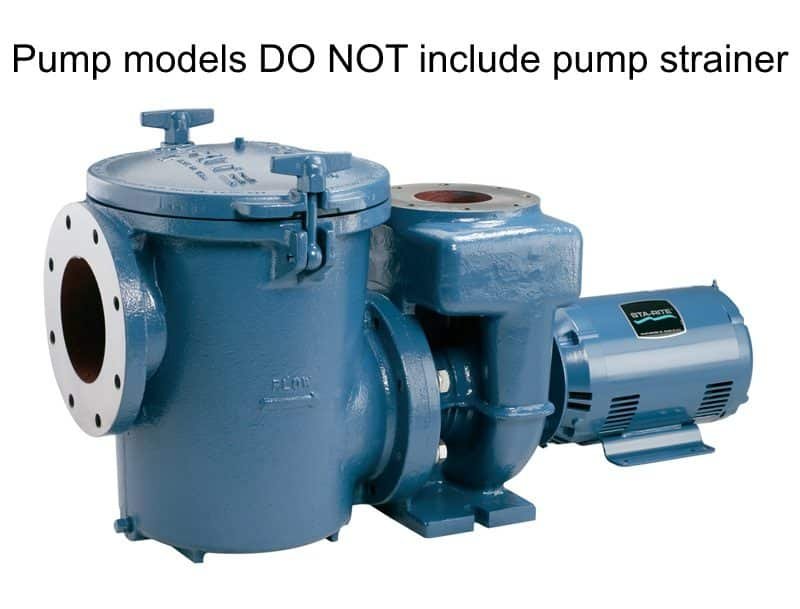 Sta-Rite CCSP Commercial Pump, 15 HP 200v 3 Phase, w/o Trap (CCSPH2M3-144)