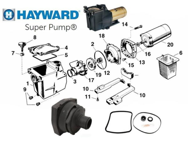 Hayward Super Pump Parts