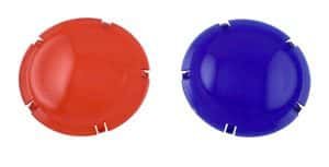 American HiLite Light, Lens Cover Kit, Red and Blue (79105400)