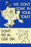 Poolmaster Don't Pee In Our Spa Sign (41373)
