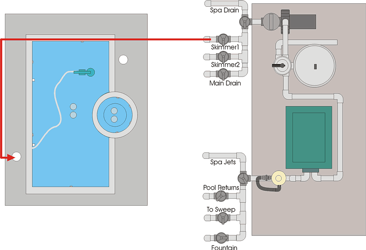 Suction Side Pool Cleaner illustration