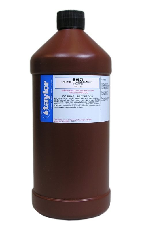 Taylor FAS-DPD Titrating Reagent, 32 oz. (R-0871-F)