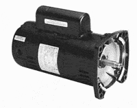A.O. Smith Square Flange Motor, Up Rated, 1 HP, Energy Efficient, 1.25 SF, 115/230v (UQC1102)